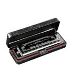 Harmonica blues deluxe 10 trous 20 trous en do pour débutant - noir Harmonica blues deluxe 10 trous 20 trous en do pour débutant - noir