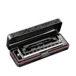 Harmonica blues deluxe 10 trous 20 trous en do pour dbutant - noir