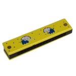 Harmonica en bois pour enfants, jouet educatif musical, motif aléatoire jdko357 Harmonica en bois pour enfants, jouet educatif musical, motif aléatoire jdko357