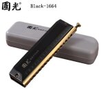 Harmonica chromatique, 12, 16 trous, orgue a bouche de harpe, peigne abs, anches en bronze phosphoreux, ... Harmonica chromatique, 12, 16 trous, orgue a bouche de harpe, peigne abs, anches en bronze phosphoreux, ...