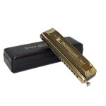Harmonica chromatique de cygne, 16 trous, 64 tons, orgue a bouche, clé de c, instruments de musique profession ... Harmonica chromatique de cygne, 16 trous, 64 tons, orgue a bouche, clé de c, instruments de musique profession ...