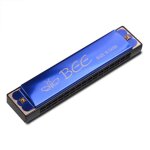 Harmonica délicat a 16 trous, ton simple, de qualité, noir, instruments musicaux easttop - type g4 Harmonica délicat a 16 trous, ton simple, de qualité, noir, instruments musicaux easttop - type g4