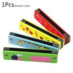 Harmonica mignon a 16 trous pour d�butants, 1 pi�ce, dessin anim�, instrument de musique pour enfants, ...