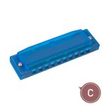 Harmonica standard c, 10 trous, 20 tons, diatonic, pour débutant - type blue harmonica Harmonica standard c, 10 trous, 20 tons, diatonic, pour débutant - type blue harmonica