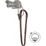 Harnais appareil photo courroie d'epaule en cuir pour votre appareil photo[z3300]