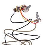 Harnais de c�blage de guitare a500k b500k pots 3 way toggle switch 1 volume 1 tone guitare electrique ...