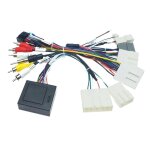 Harnais de fil de radio de puissance android 16pin android avec canbus box car accessoires pour / tiida ...