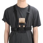 Harnais / poche de poitrine pour tlphone portable avec appareil photo de sport, support de montage ...