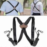 Harnais en x rglable pour jumelles, sangles d'paule lastiques et durables, accessoires optiques pour ...