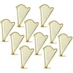 Harpe miniature, mod�le d'instrument de musique miniature, mini harpe mod�le pendentif pour la musique ...
