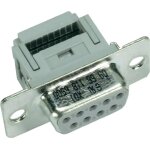 Harting d - sub buchsenleiste 180 polzahl: 37 schneid - klemm 09 66 418 7500 1 st. (09 66 418 7500)