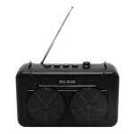 Haut - parleur bluetooth new - rm - s606, carte radio multifonctionnelle r�tro, caisson de basses avec ...