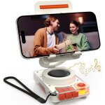 Haut - parleur bluetooth portable avec fente pour carte tf, support de t�l�phone portable avec haut - ...