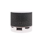 Haut - parleur bluetooth sans fil, led craquel, mini caisson de basses portable, carte tf, pour tlphones ...