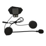 Haut - parleur pour casque de moto, rechargeable, bluetooth 5. 0, mains libres, musique, tanche