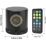 Haut - parleur du coran mp3 num�rique - lecteur portable rechargeable avec t�l�commande, 8 go tf fm, ...