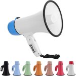 Haut - parleur mégaphone portable avec sirène - mégaphone porte - voix compact avec puissance de 20 watts, ... Haut - parleur mégaphone portable avec sirène - mégaphone porte - voix compact avec puissance de 20 watts, ...