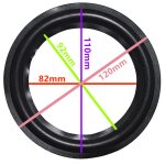 Haut - parleur en mousse à bord surround, woofer de réparation, bord pliant, anneau de caisson de basses, ... Haut - parleur en mousse à bord surround, woofer de réparation, bord pliant, anneau de caisson de basses, ...