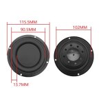 Haut - parleur religieux de basse passif, diaphragme de vibration, plaque de caisson de basses, caisson ... Haut - parleur religieux de basse passif, diaphragme de vibration, plaque de caisson de basses, caisson ...