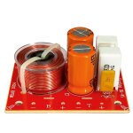 Haut - parleur stro 80w, bidirectionnel, hi - fi, pour caisson de basses, avec filtre de croisement, ...
