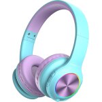 Hbgv - casque bluetooth sans fil pour enfants, casques pour enfant avec lumires led, hd stereo, ...