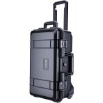 Hc - 5120 grand valise rigide impermable avec roulettes et mousse, taille intrieure 51, 6x28, 8x18, ...