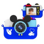 Hd 2, 4 pouces �cran ips enfants 28mp 1080p mini appareil photo num�rique cam�scope double lentille 800mah ...
