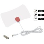 Hd portable mini antenne blanc intérieur 200 mile gamme sans amplificateur tv numérique durable skylink ... Hd portable mini antenne blanc intérieur 200 mile gamme sans amplificateur tv numérique durable skylink ...