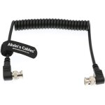 Hd sdi 3g c�ble enroul� bnc pour blackmagic bmpcc 4k 6k cam�ra vid�o - angle droit � angle droit