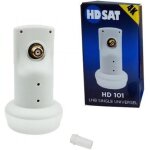Hd101 lnb single tête parabole universelle full hd 4k gain 65db Hd101 lnb single tête parabole universelle full hd 4k gain 65db