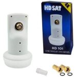 Hd101 lnb single tête parabole universelle full hd 4k gain 65db france astra eutelsat Hd101 lnb single tête parabole universelle full hd 4k gain 65db france astra eutelsat