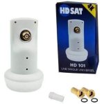 Hd101 lnb single tête parabole universelle full hd 4k gain 65db france astra eutelsat Hd101 lnb single tête parabole universelle full hd 4k gain 65db france astra eutelsat