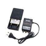 Hdsat kit preamplificateur de mat 5g tnt uhf + alim 12v 2 sorties - gain 38db réglable - amplificateur ... Hdsat kit preamplificateur de mat 5g tnt uhf + alim 12v 2 sorties - gain 38db réglable - amplificateur ...