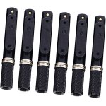 Headl lot de 6 chevalet de guitare enmtal argent pour guitares electriques de type divis, ponts individuels ...