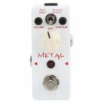 Heavy metal distortion pedal pdales d'effet blanches