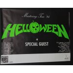 Helloween - helloween - master rings 1994 original concert tour dates poster - affiche / poster envoi ...