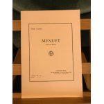 Henri vachey menuet pour trois bassons matriel seul partition editions leduc