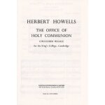 Herbert howells : communion service (collegium regale) - recueil satb and organ musnov020034 9780853604143 ...