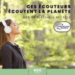 Heron 2 studio ¿ casque sans fil bluetooth eco 50h de batterie double connexion simultan�e microphone ...