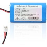 Heue - batterie rechargeable au lithium 3, 7 v 5600 mah jst - ph 2, 0 mm 2 broches pour haut - parleur ...
