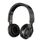 Hifi bass stéréo over ear gaming bandeau casque casque pliable avec microphone, noir Hifi bass stéréo over ear gaming bandeau casque casque pliable avec microphone, noir