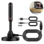 High gain freeview tv antenne num�rique portable int�rieure / ext�rieure