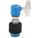 Hihat clutch jazz drum alliage d'aluminium cymbale rack holder instruments playing accessories (bleu ...