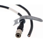 Hirose 6 pin male power cable for basler gige avt ccd camera 3m