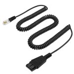 His adaptateur de casque rj9 vers qd, cble de sparation his quick connect vers connecteur rj9 4p4c, ...