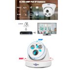 Hiseeu hc615 - p - 3. 6 5mp 1920p poe camra ip h. 265 audio dome camra onvif dtections de mouvement ...