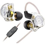 Hljhj - ccz mc02 ecouteurs de jeu, moniteurs intra - auriculaires, suppression du bruit, couteurs filaires ...