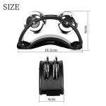Hochets de pied persch pour la fte, bote elliptique de tambourin cajon, compagnon de tambour avec double ...