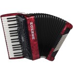 Hohner bravo iii 72 rouge, accord�on silent key