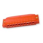 Hohner happy color harp 10 trous do - harmonica diatonique rouge